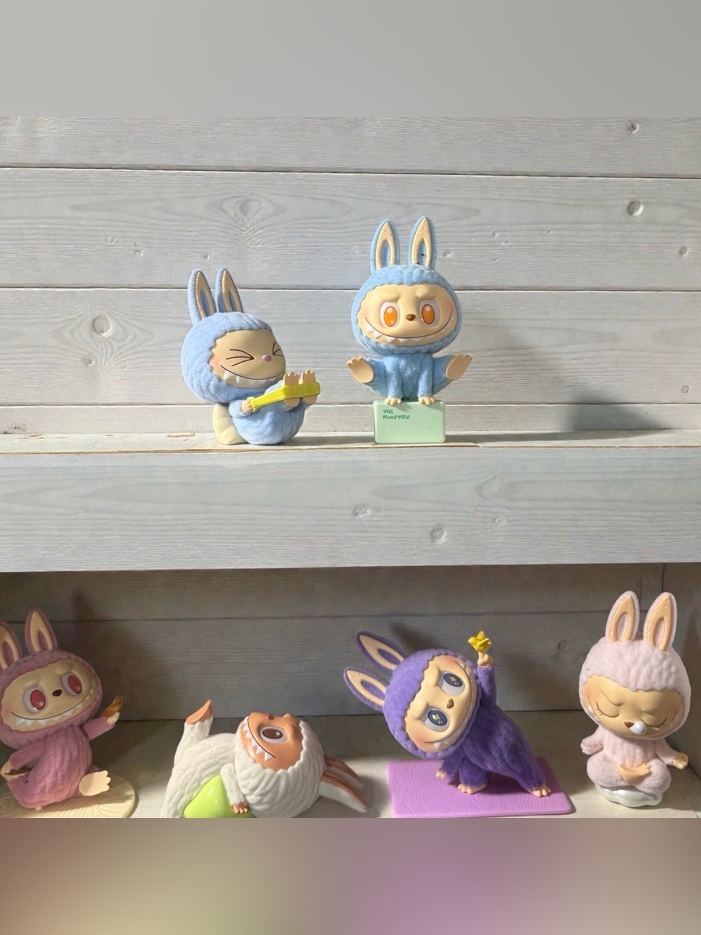 Pop Mart | Labubu |The Monsters Lazy Yoga Series | 6 Confirmed Figures